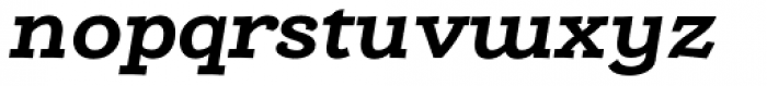Alumina 74 Bold Ex Italic Font LOWERCASE