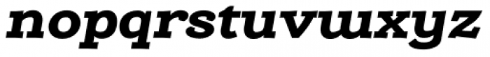 Alumina 84 Black Ex Italic Font LOWERCASE