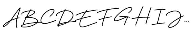 Alusiand Signature Font UPPERCASE