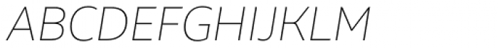 Alvar Essential Alt Thin Italic Font UPPERCASE