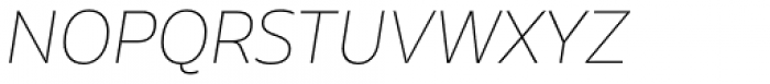 Alvar Essential Alt Thin Italic Font UPPERCASE