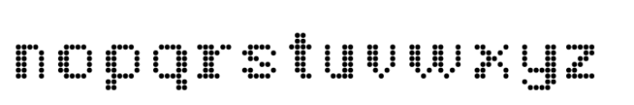 Alvera Bold Circle Font LOWERCASE