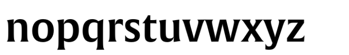 Alverata Cyrillic SemiBold Font LOWERCASE