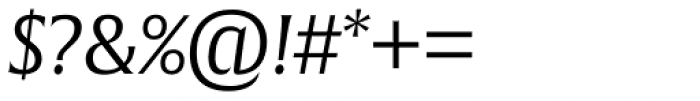 Alverata PE Light Italic Font OTHER CHARS