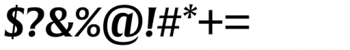 Alverata PE SemiBold Italic Font OTHER CHARS