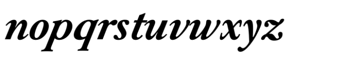 Alvito Nova Bold Italic Font LOWERCASE