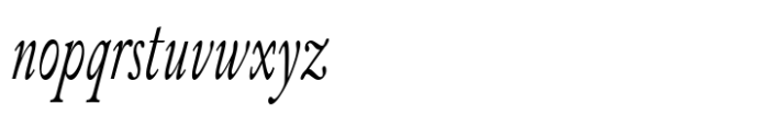 Alvito Nova Comp Light Italic Font LOWERCASE