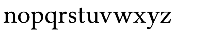 Alvito Nova Regular Font LOWERCASE