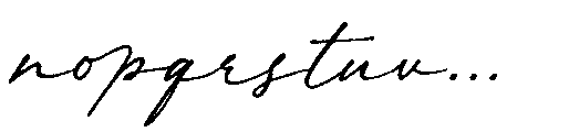 Always Classy Rough Font LOWERCASE