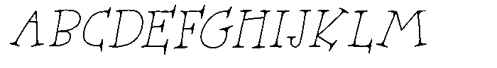 Always Think Twice Italic Font UPPERCASE