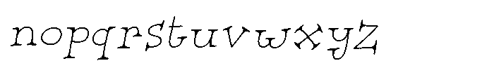 Always Think Twice Italic Font LOWERCASE
