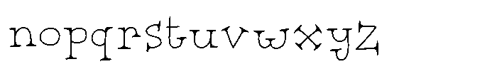 Always Think Twice Regular Font LOWERCASE