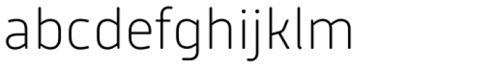 Alwyn New Rounded Thin Font LOWERCASE