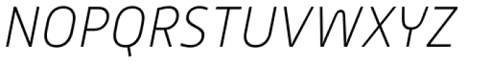 Alwyn New Thin Italic Font UPPERCASE