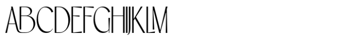 Alyona Thin Font UPPERCASE