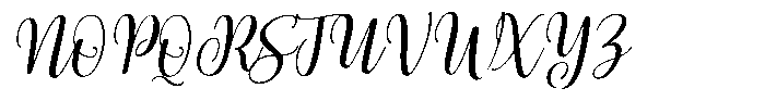 Alyora Script Regular Font UPPERCASE