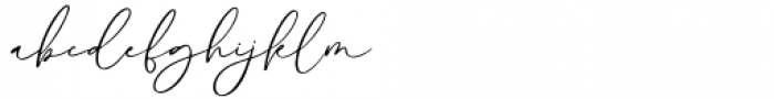 Alyson Signature Regular Font LOWERCASE
