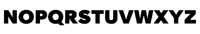 AlaskaVAR Black Instance Font UPPERCASE