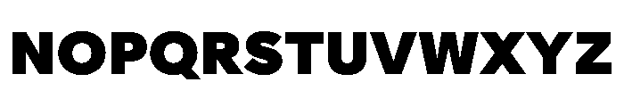 AlaskaVAR BlackContrast Instance Font UPPERCASE