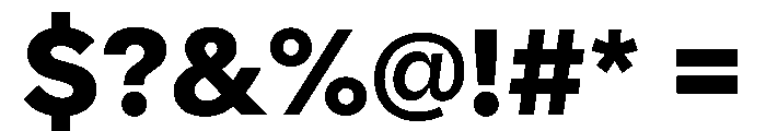 AlaskaVAR BoldContrast Instance Font OTHER CHARS