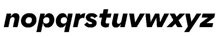 AlaskaVAR BoldItalicContrast Instance Font LOWERCASE