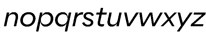 AlaskaVAR BookItalicContrast Instance Font LOWERCASE
