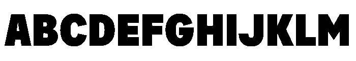 AlaskaVAR CondensedBlack Instance Font UPPERCASE