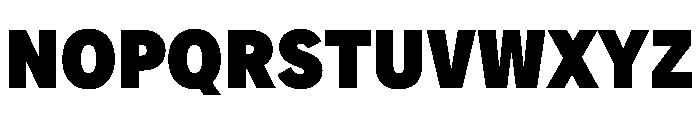 AlaskaVAR CondensedBlack Instance Font UPPERCASE