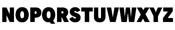 AlaskaVAR CondensedBlackContrast Instance Font UPPERCASE