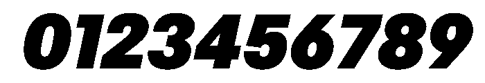 AlaskaVAR CondensedBlackItalic Instance Font OTHER CHARS