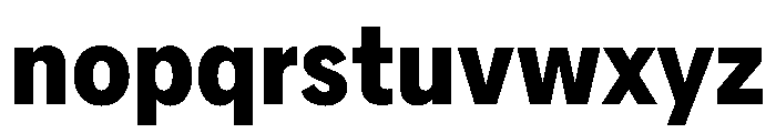 AlaskaVAR CondensedBold Instance Font LOWERCASE
