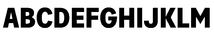 AlaskaVAR CondensedBoldContrast Instance Font UPPERCASE