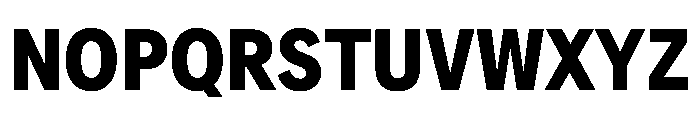AlaskaVAR CondensedBoldContrast Instance Font UPPERCASE