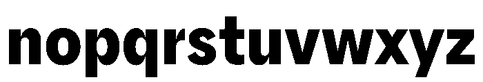 AlaskaVAR CondensedBoldContrast Instance Font LOWERCASE