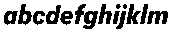 AlaskaVAR CondensedBoldItalic Instance FONT