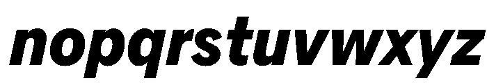 AlaskaVAR CondensedBoldItalic Instance Font LOWERCASE