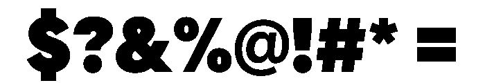 AlaskaVAR CondensedExtraBlack Instance Font OTHER CHARS