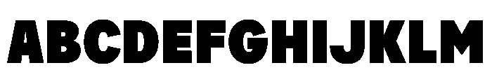 AlaskaVAR CondensedExtraBlack Instance Font UPPERCASE