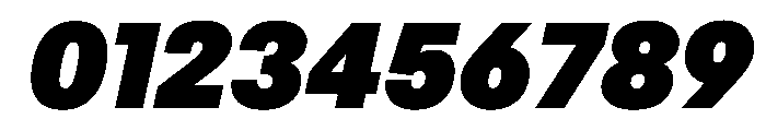 AlaskaVAR CondensedExtraBlackItalic Instance Font OTHER CHARS