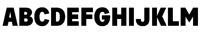 AlaskaVAR CondensedExtraBoldContrast Instance Font UPPERCASE