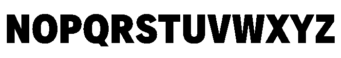 AlaskaVAR CondensedExtraBoldContrast Instance Font UPPERCASE