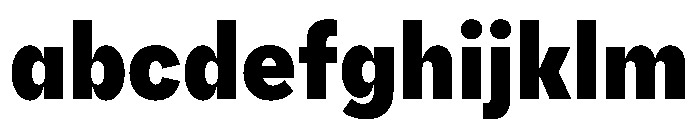 AlaskaVAR CondensedExtraBoldContrast Instance FONT