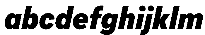 AlaskaVAR CondensedExtraBoldItalic Instance FONT