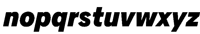 AlaskaVAR CondensedExtraBoldItalic Instance Font LOWERCASE