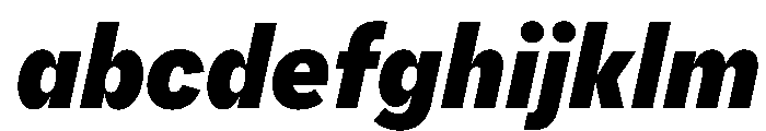 AlaskaVAR CondensedExtraBoldItalicContrast Instance FONT