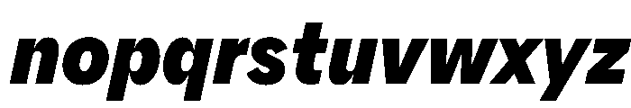 AlaskaVAR CondensedExtraBoldItalicContrast Instance Font LOWERCASE