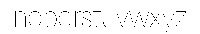 AlaskaVAR CondensedHairlineContrast Instance Font LOWERCASE