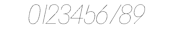 AlaskaVAR CondensedHairlineItalicContrast Instance Font OTHER CHARS