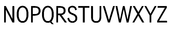 AlaskaVAR CondensedLight Instance Font UPPERCASE