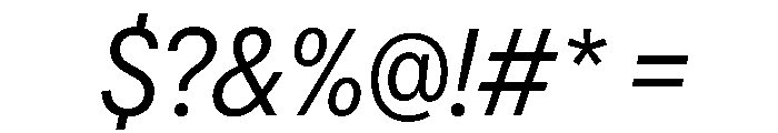 AlaskaVAR CondensedLightItalicContrast Instance Font OTHER CHARS